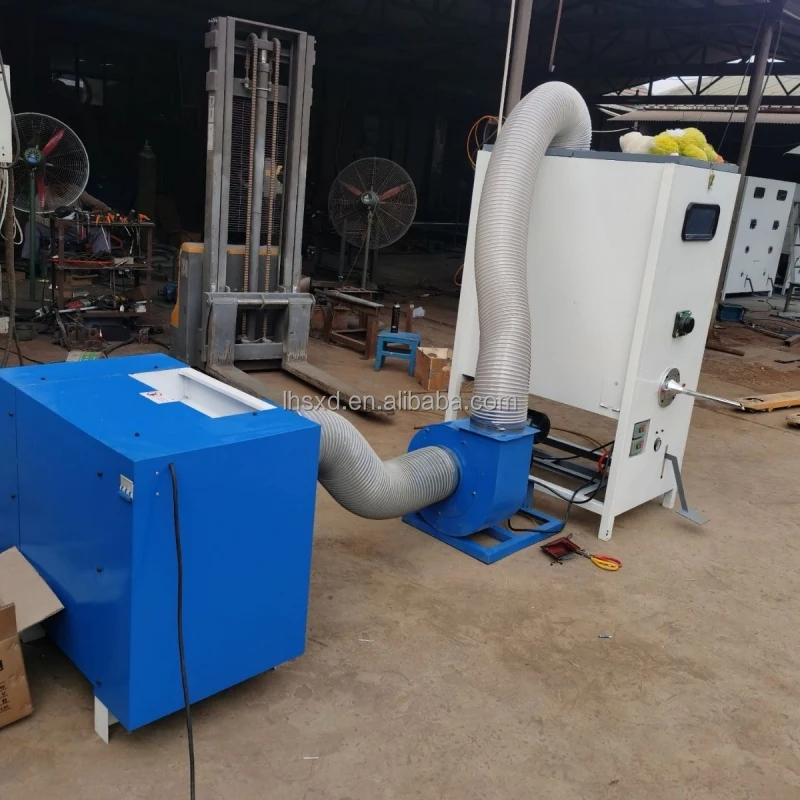 وسادة ماكينة حشو الألياف ماكينة شحن القطن حشو القطن 12/16/19/28/38 مللي متر ألعاب من نسيج مخملي آلة حشو