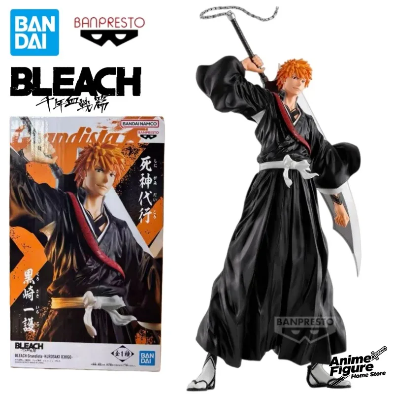 100% originale in magazzino Bandai BANPRESTO Grandista BLEACH Kurosaki Ichigo Personaggio anime Giocattolo Modello Ornamenti Collezione Regali