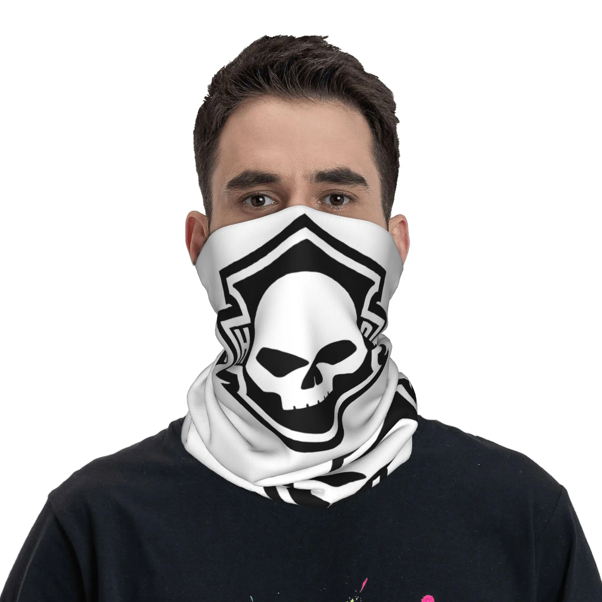 HD Knights Bandana Neck Gaiter Printed Mask Scarf Warm Face Mask Fishing Unisex Adult Windproof