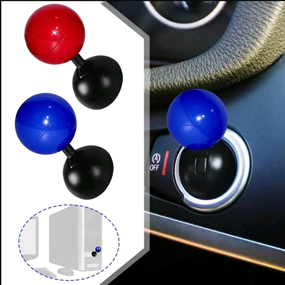 

1Pc Plastic Car Engine Start/stop Button One Click Start Button Cover Decoration Universal Auto Interior Decor Accessories