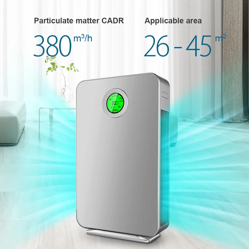 Purificadores de aire inteligentes para el hogar oem con filtro purificador de aire portátil con filtro de carbón activado hepa de 7 etapas