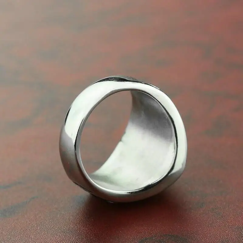 Stainless steel ring   Vintage fashion five-pointed star ring    Pentagram Religious Index Finger Ring