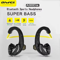Awei A880BL Wireless Bluetooth Headset Gaming Earphones Neckband Open Ear Sports Headphones EarHook for Cycling Running with NFC