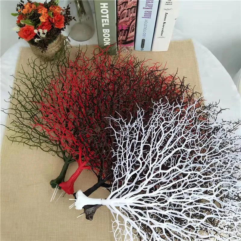 Simulation Coral Branches Fake Sea Tree Dead Tree Branch Easy To Clean Peacock Branch Artificial Coral Branches Home Decor