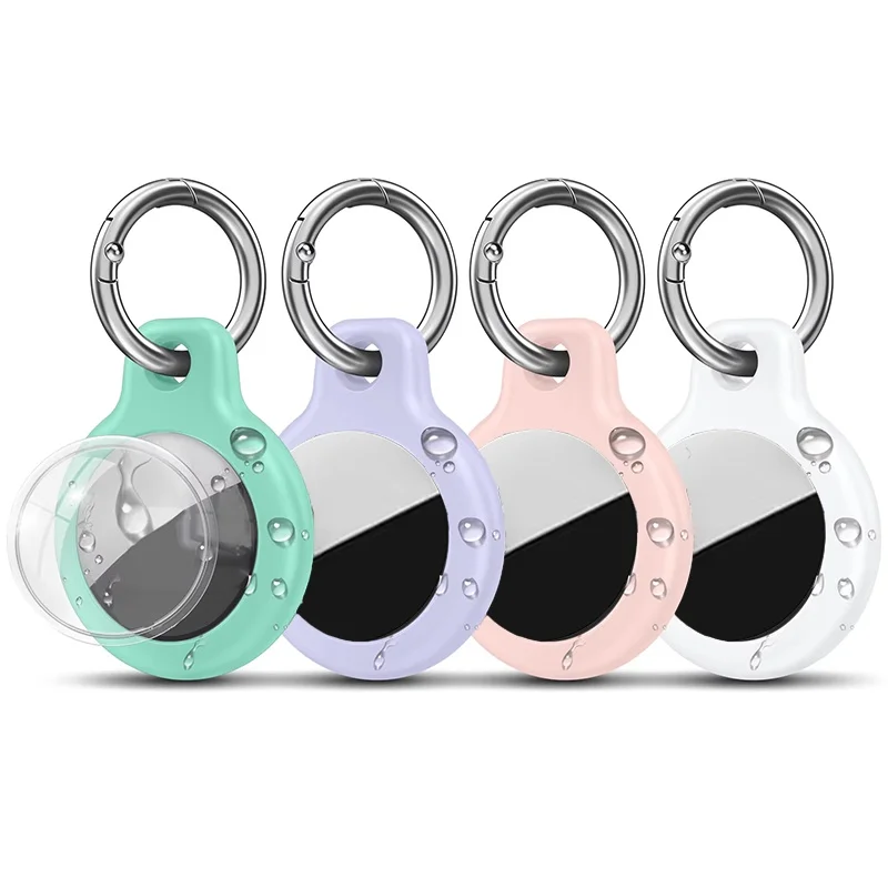 Waterproof TPU Case For Apple Airtag Holder GPS Item Finders Anti-Scratch Full Protective Cover For Luggage Keychain Accessories