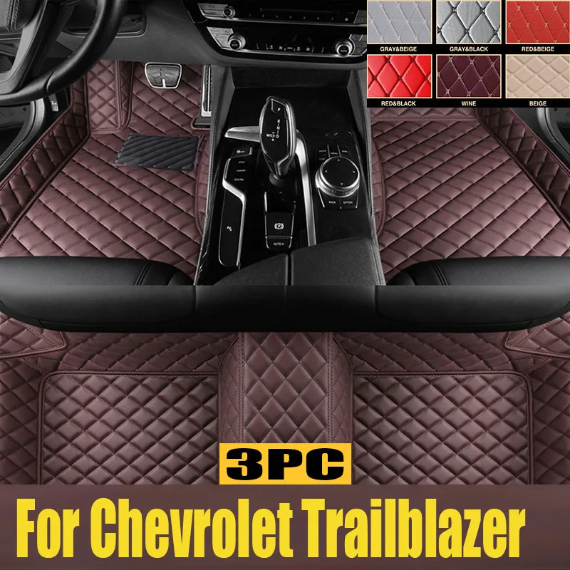 Car Floor Mat for Chevrolet Trailblazer RS LS 2020~2024 Waterproof Foot Parts TPE Liner Carpet Pad Custom Cover Rug trunk mat