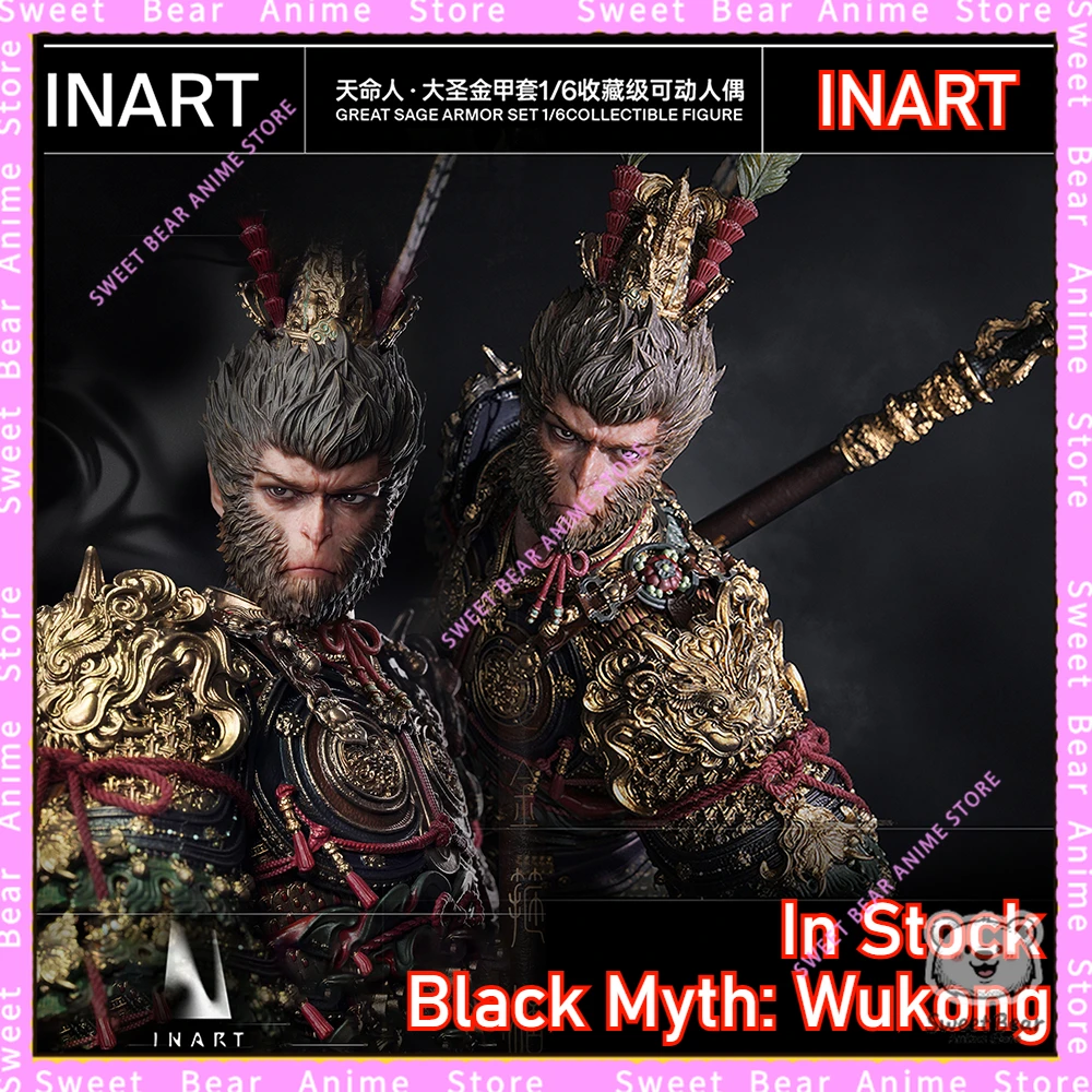 

In Stock INART Black Myth: Wukong Great Sage Golden Armor Set MAG015 1/6 Scale Action Figure Anime Model Toys Doll Collectibles