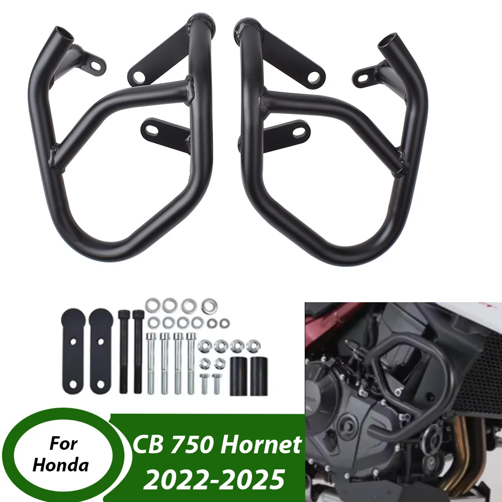

Мотоциклетные защитные дуги для Honda CB750 Hornet 2022-2025 CB 750, защита двигателя, ползунки, бампер, защита от падения, аксессуары