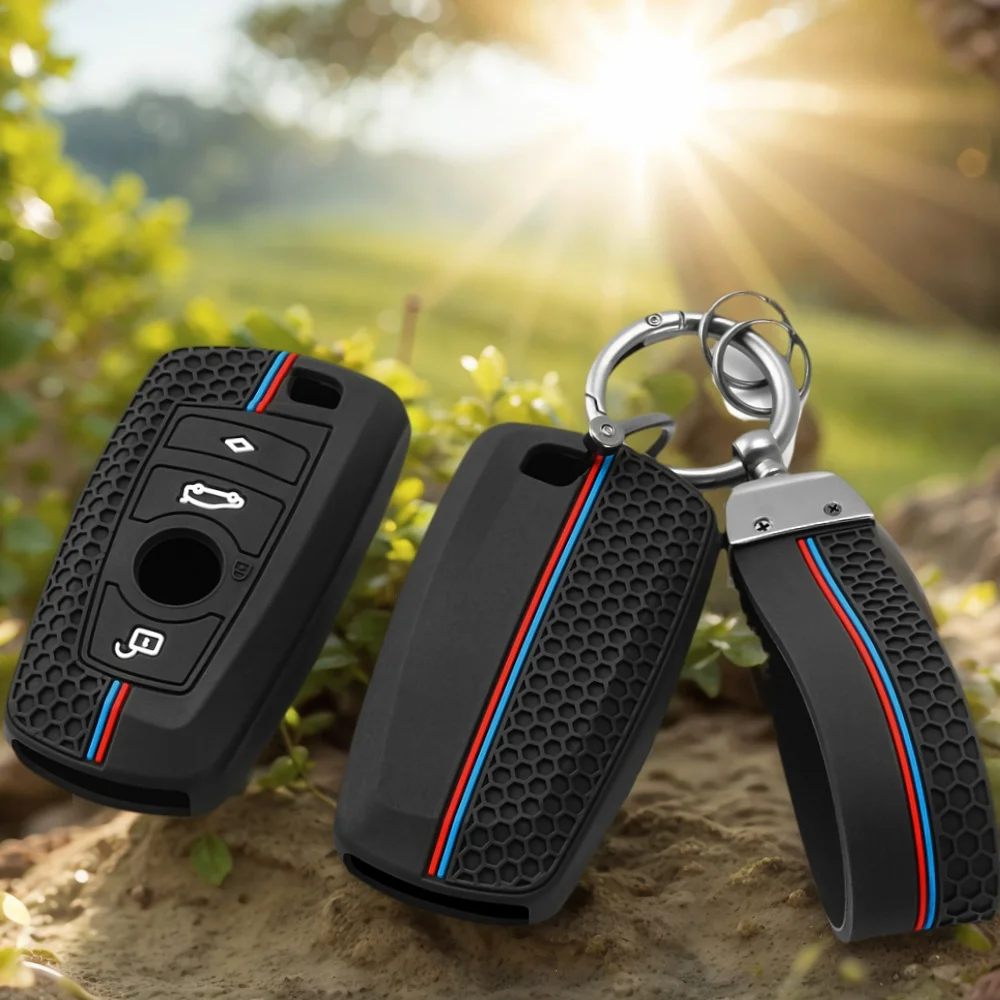 سيليكون مفتاح السيارة غطاء المفاتيح لسيارات BMW 1 2 3 4 5 6 7 سلسلة X1 X3 X4 X5 X6 F36 F25 F26 F30 F34 F10 F07 F20 Z10 G30 F15 F16