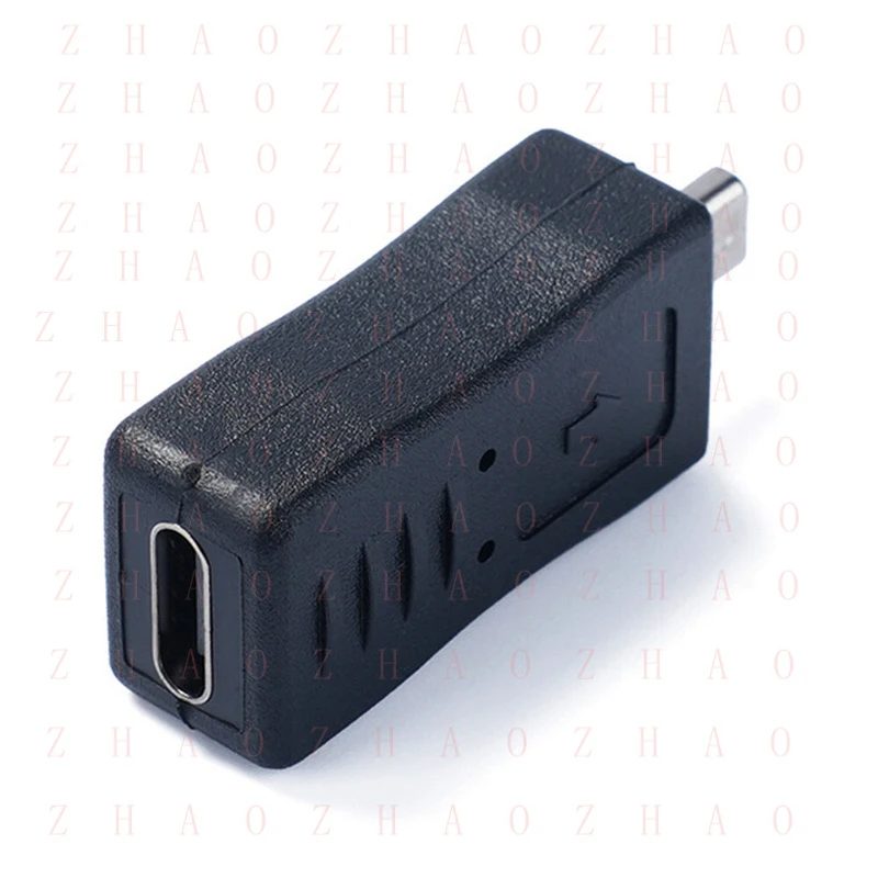 L+ for Mini USB 8 Pin Male to Type C Female Charger Data Sync Camera Adapter Connector 6pc