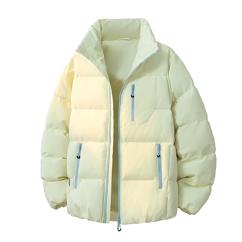 2026 New Quality Men Parkas Jackets Fashion Stand Collar Male Clothing Comfortable All-match Warm Cotton Coats Multiple Colors