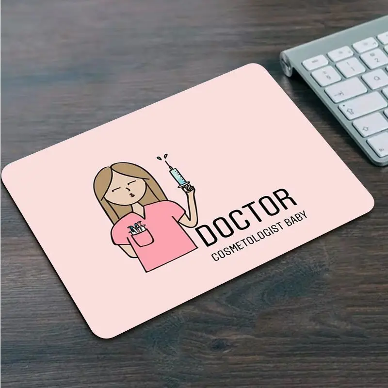 Doctor Nurse Medical Medicine Health Gaming Mouse Pad Gamer Desk Mat Keyboard Pad Decoration Mause Pad Writing Desk Mats