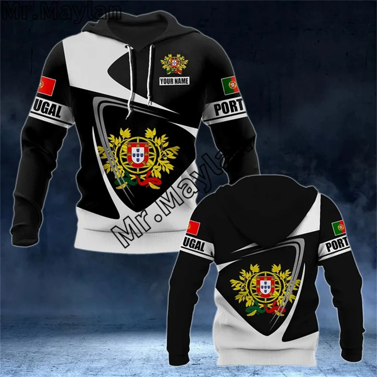 

CUSTOMIZE PORTUGAL COAT OF ARMS FLAG 3D Print ADULT Hoodie Men/Women Sweatshirt Streetwear Zip Pullover Casual Jacket Tracksuits