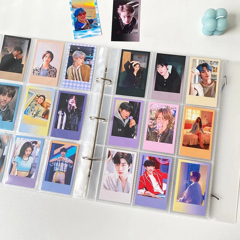 A4 Kpop Photocard Binder Kpop Card Binder Book Binding Machine Large Capacity Photo Album Collect Book Photocard Storage 포토 카드 탭