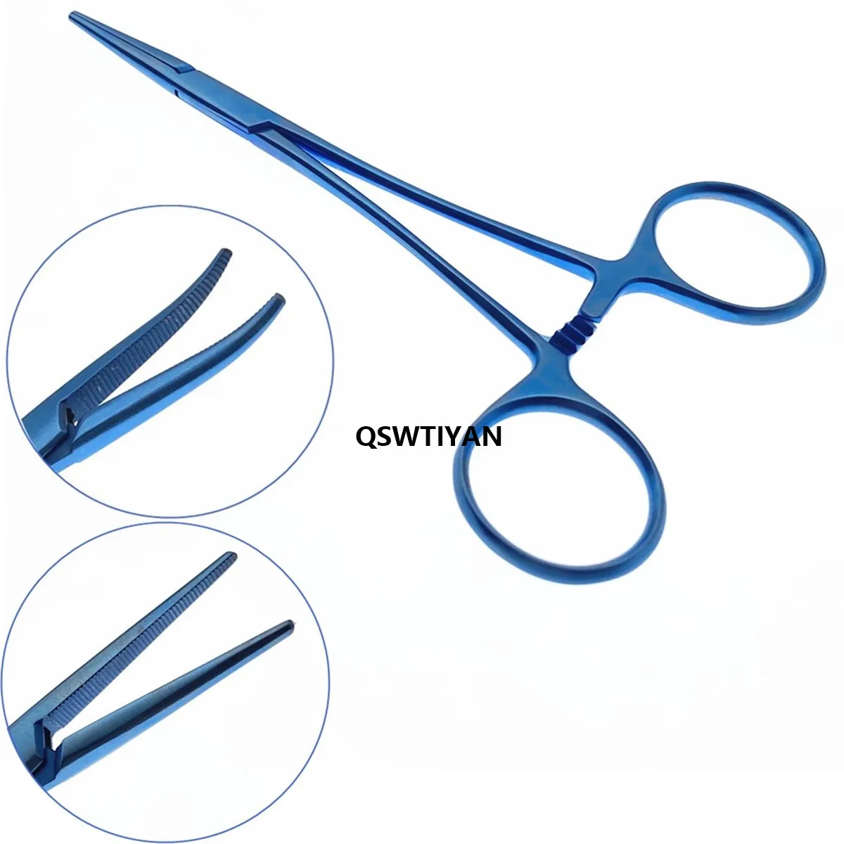 Titanium Halsted Hemostatic Mosquito Forcep Straight Curved Ophthalmic Surgical micro forceps