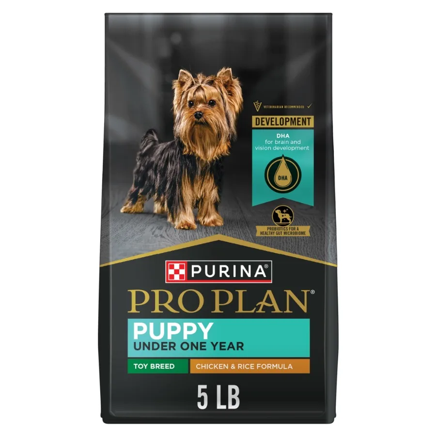 

High Protein Toy Breed Puppy Food DHA Chicken and Rice Formula