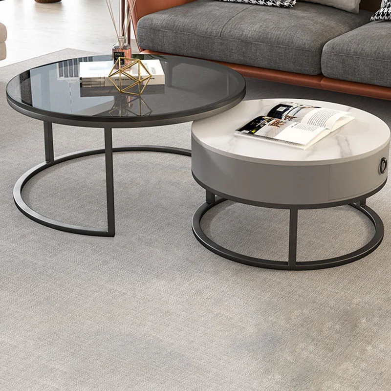 

Decoration Modern Coffee Table Accessories Nordic Living Room Side Table Aesthetic Space Saving Mesa Auxiliar Home Furniture