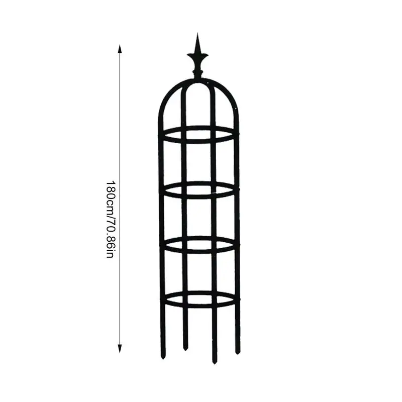 Tower Obelisk Garden Trellis for Climbing Plant Rustproof Potted Plant Climbing Support for Indoor Outdoor Flowers Vines Support