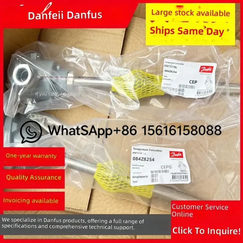 Danfoss MBT52 Temperature Sensor 084Z8230 084Z8215 084Z8214 084Z7160 084Z3028 Industrial Probe Transmitter