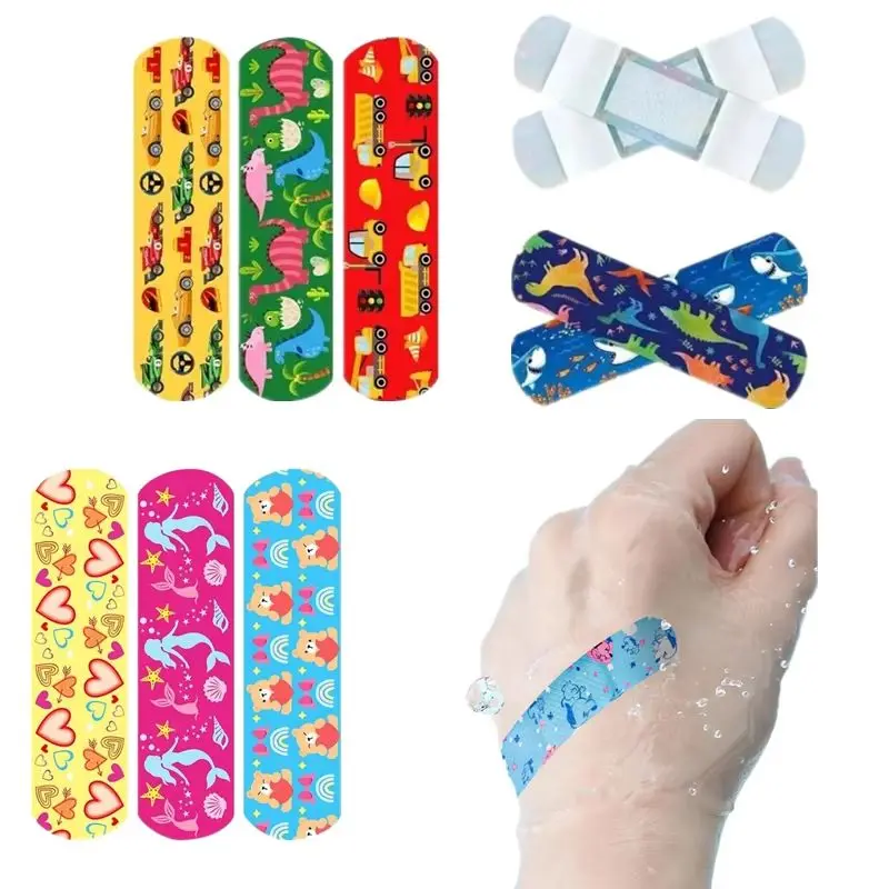 

40pcs/set 50pcs/set 60pcs/set Cartoon Band Aid Wound Dressing Patch Plaster for Children Skin Tape First Aid Adhesive Bandages