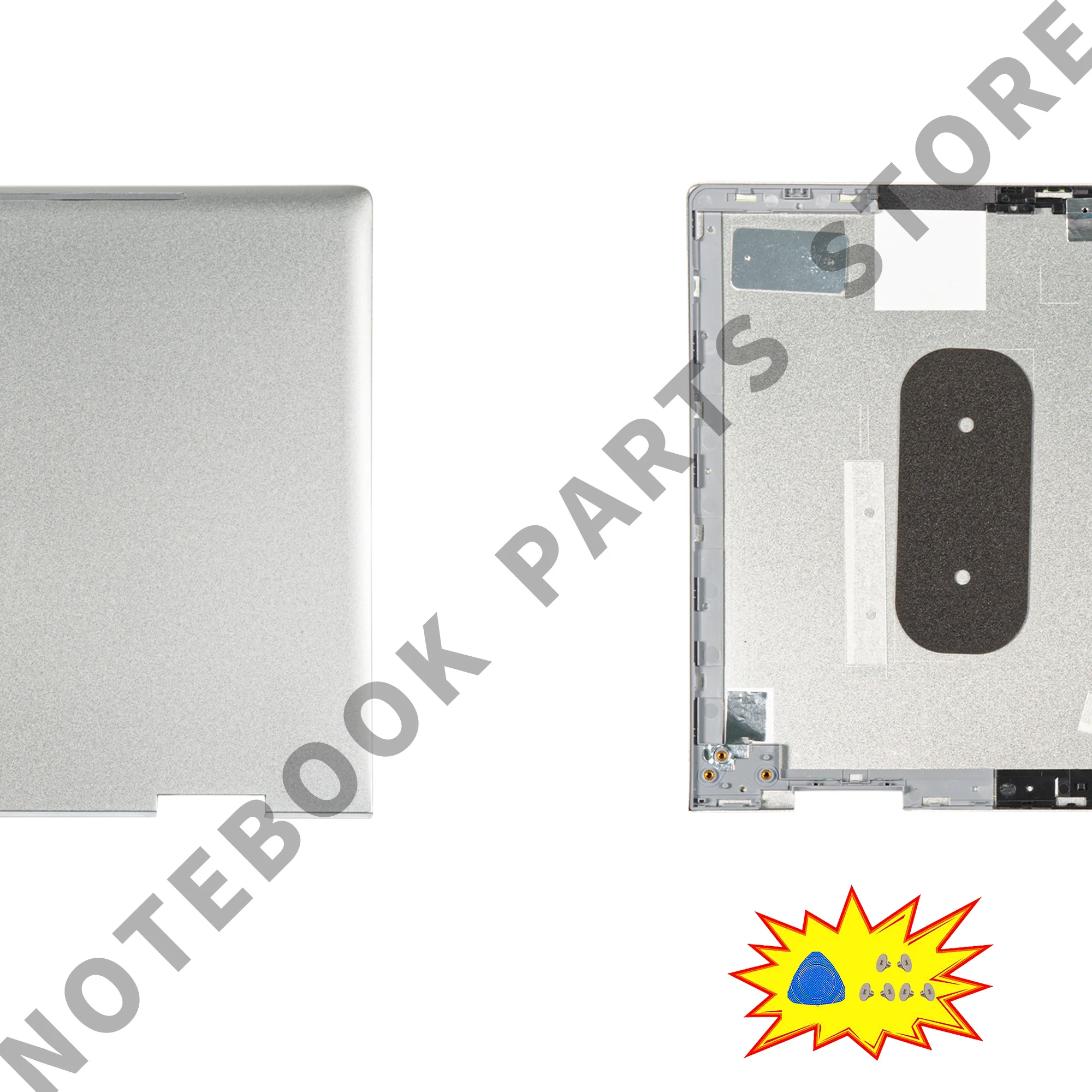 For ENVY X360 15-BP 15M-BP 15-BQ 15M-BQ TPN-W127 LCD Back Cover Brand New Lid Case Bezel Bottom Replace Brown/Silver 15.6Inch