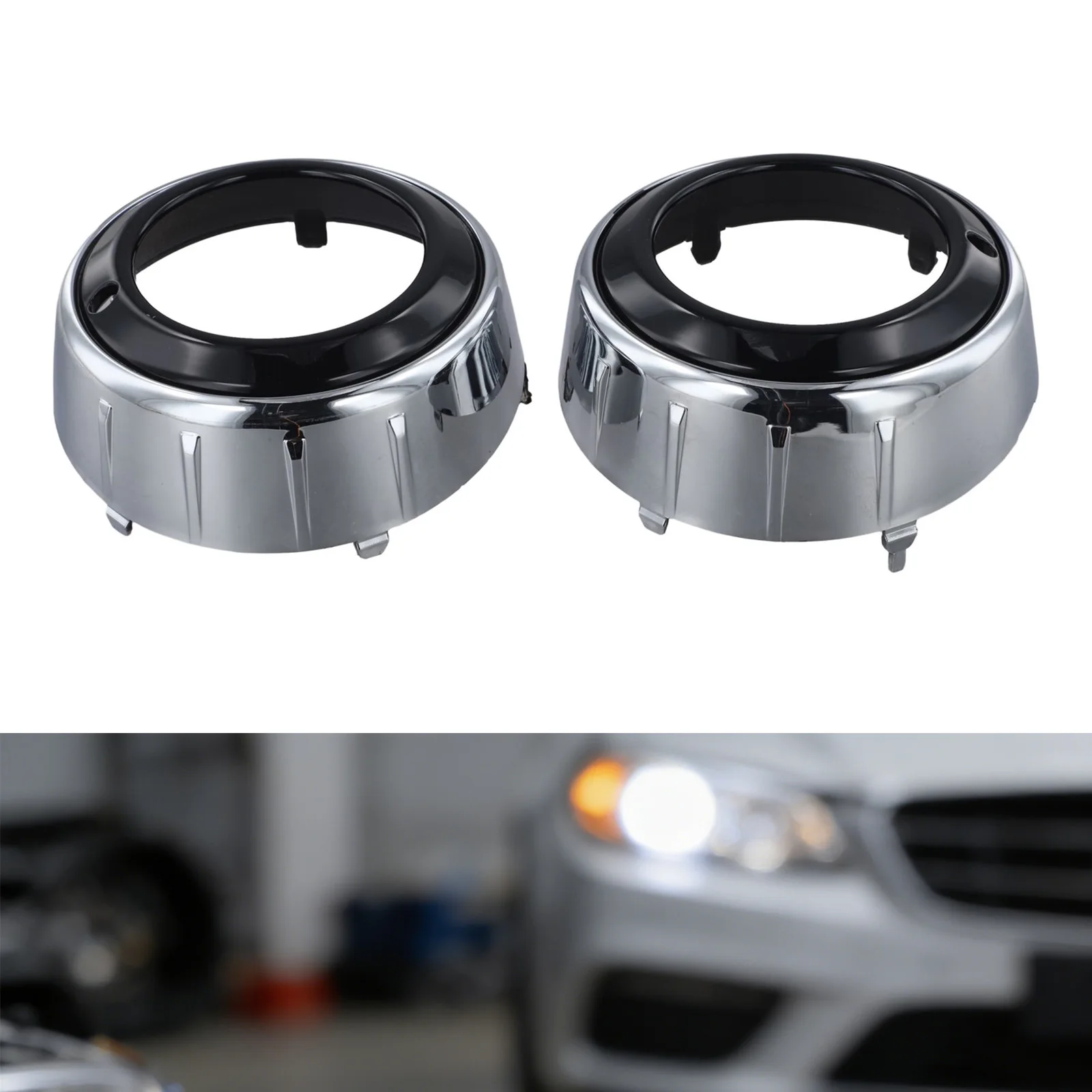 

OEM 8321A289 Fog Lamp Bezel Cover Perfect Match Plastic Bezel Trim Brand New Condition Fog Light Trim For Mitsubishi