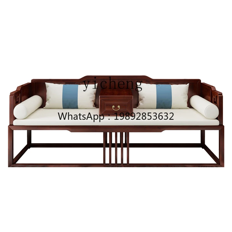 BB  New Chinese Style Solid Wood Arhat Bed Sofa Stool Bed Bed Antique Zen Furniture