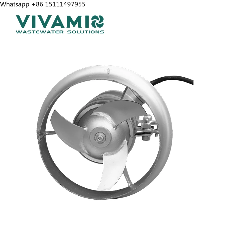 Best Selling Type Submersible Mixer or Submersible Diving Agitator and Submersible Low-speed Propeller for Water Treatment