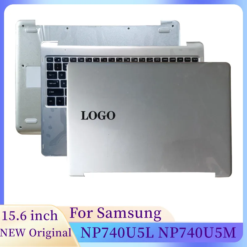 NEW Original Laptop Screen For Samsung NP740U5L NP740U5M Laptops Case LCD Back Cover Palmrest Top Case Keyboad Bottom Case