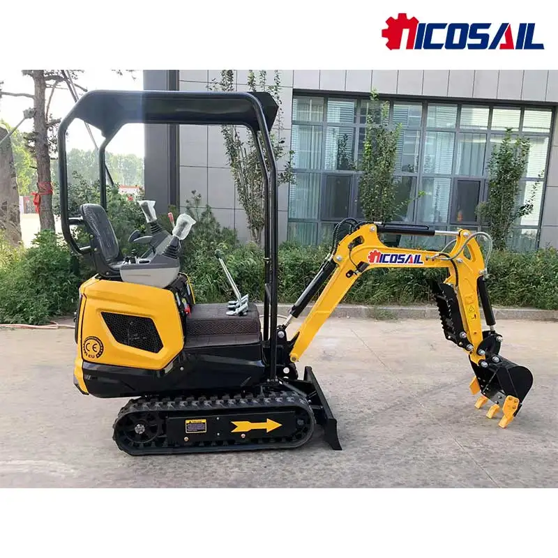 Versatile Hydraulic Mini Crawler Excavator - EUR5 Compliant for Farm Fencing, Orchard Tree Planting & Light Construction Tasks