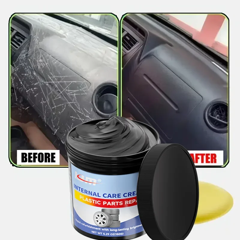 Auto Interior Renovation Kit - Plastic Part Refurbishment and Tire Shine Maintenance, Car Detailing Repair Solution