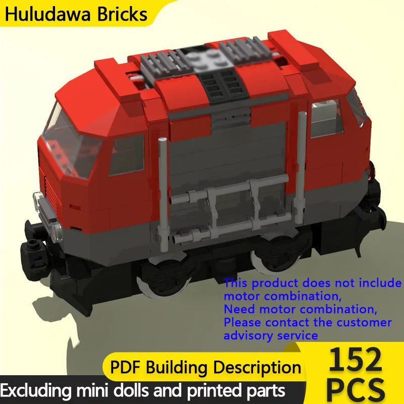 

Конструктор City Car Model MOC: Классический мини-грузовой поезд, модульная технология, красный цвет, детские праздничные подарки, набор для сборки игрушек