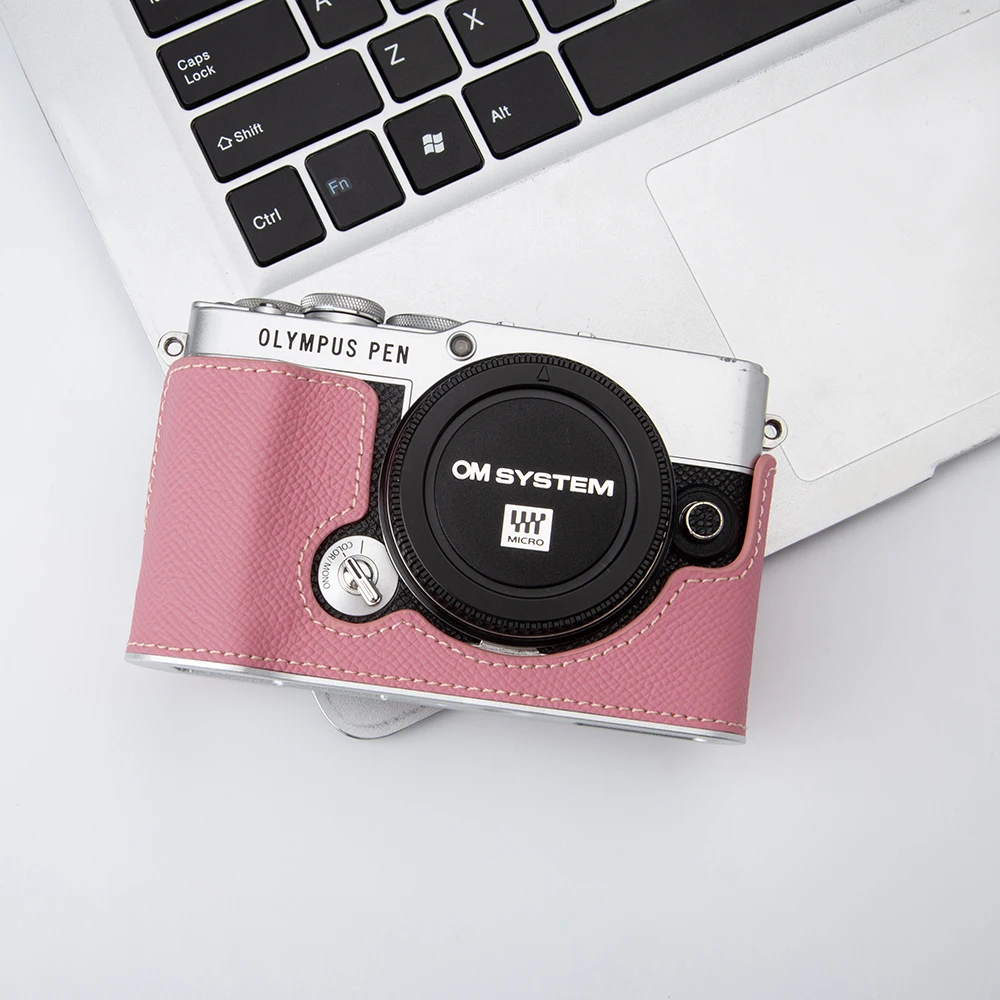 

EP7 Bag E-P7 Protective Cover Bag Camera Bag For OLYMPUS PEN E-P7 Case EP7 Cover Genuine Leather Camera Half Case Leather Case