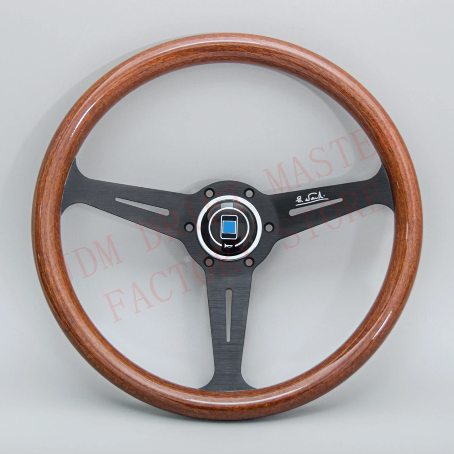 14Inch JDM Classic Wood Nardi Steering Wheel 358mm ABS Sim Racing Sport Steering Wheel Car Accessories