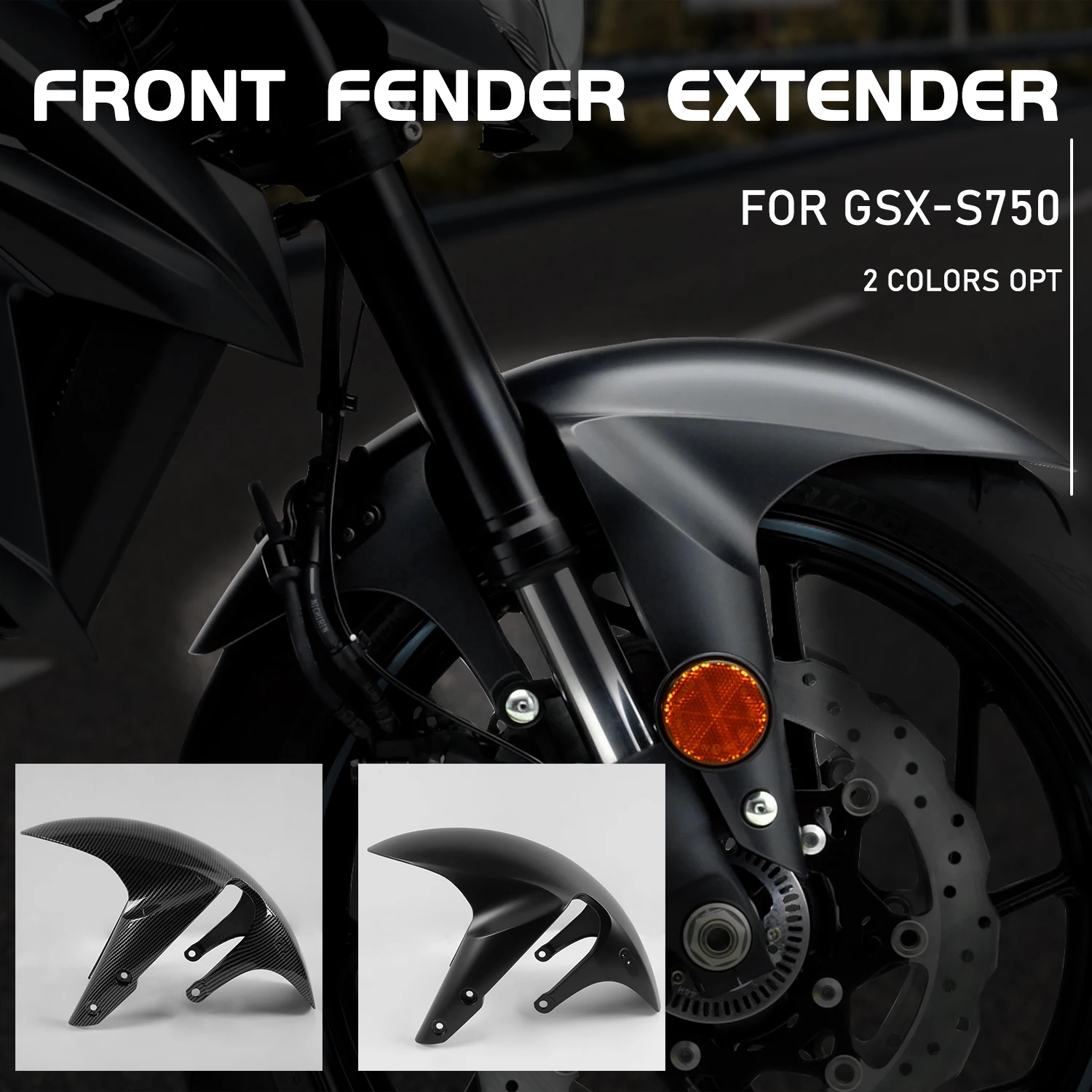 For Suzuki GSX S1000 GSXS S750 2015-2020 Front Wheel Cover Fender Motorcycle Mudguard Splash Guard Enhanced Riding Experience