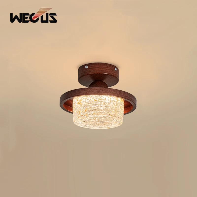 

Mid Century Modern Retro Faux Crystal Luxury Ceiling Light Hallway Corridor Foyer Bedroom Living Room Balcony Ambient Lighting