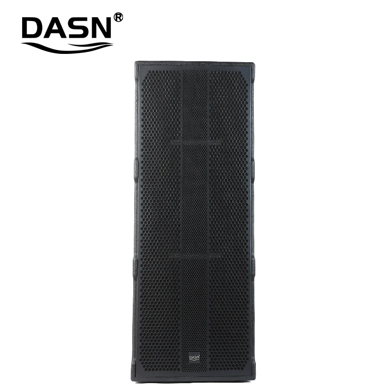 DASN Q215DC Double 15 Inch 1000W RMS DJ System Home Stage Active Full Frequency Wooden Cabinet Speaker