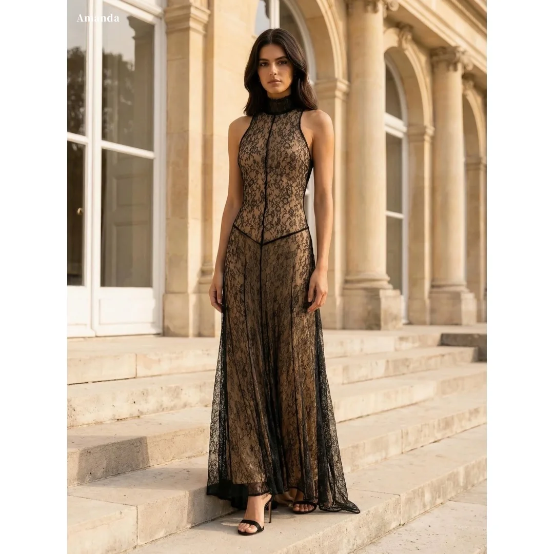 

Amanda Customized White Off-Shoulder Prom Dress Lace Embroidery Satin Belt vestidos de noche Slim A-Line Formal Evening Gown