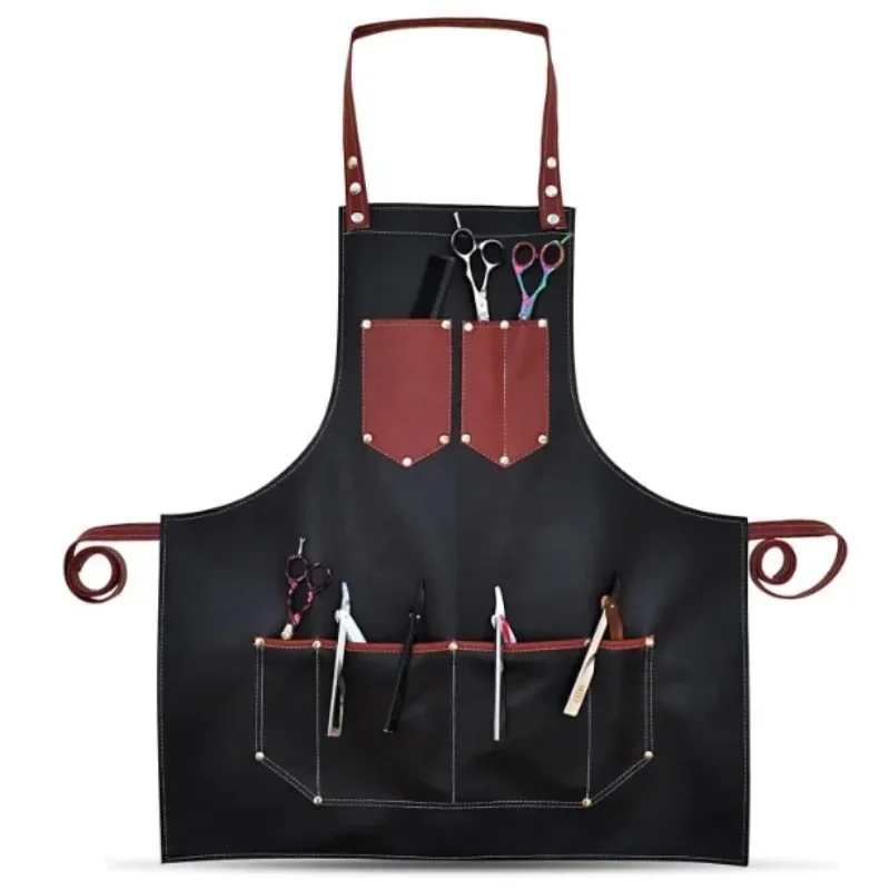 

Professional Leather Apron Men's Haircut Haircut Apron Cape