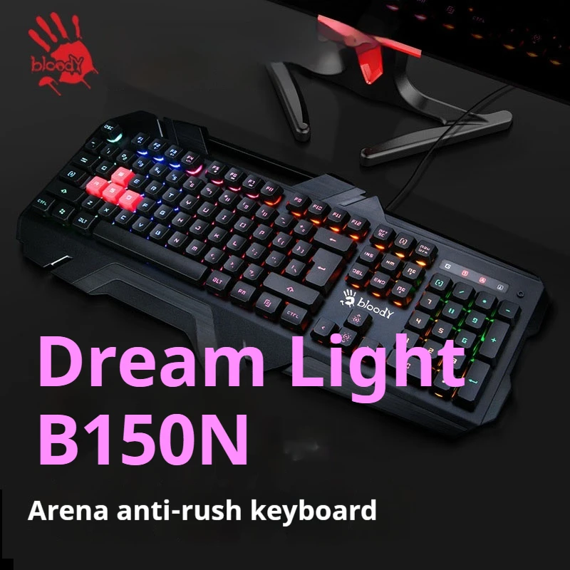 B150n Blood Hand Ghost Gaming Mechanical Keyboard Optical Axis Variable Speed Esports Hot Plug Customized Mute Birthday Present