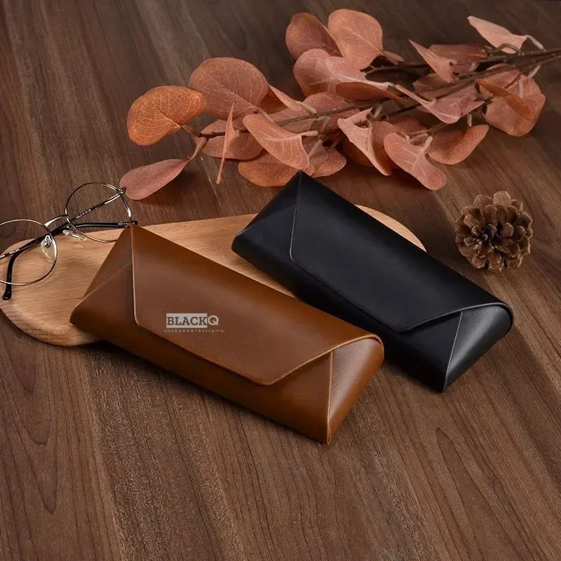 New High-beauty Retro Sunglasses Box Large Frame Eyewear Case Fashion Flip Folding Myopia Presbyopia Sunglasses Case Estuche