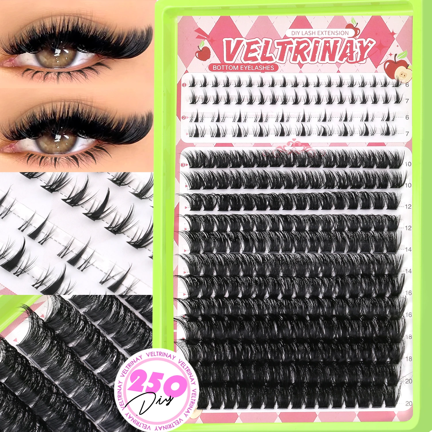 VELTRINAY Extensiones de Pesta - Eyelash Extension Single Lash reseña y precio