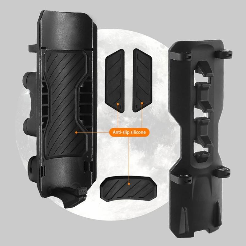 Pemegang cangkir sepeda motor, 22 mm-25 Mm Bumper pelindung pemegang botol air, rotasi 360 ° dapat diperluas, pemegang botol minuman