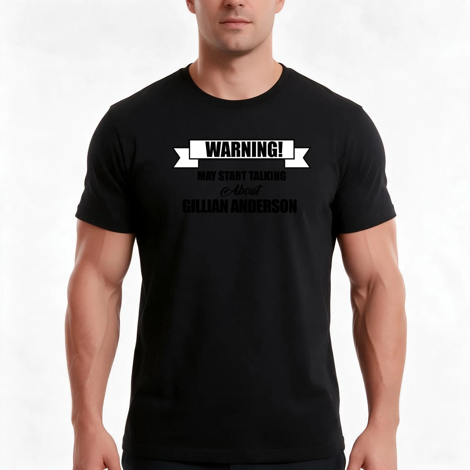 may start talking about gillian anderson T-Shirt, Summer Casual Cotton Tee, Oversized Streetwear Tops, Vintage Graphic Print