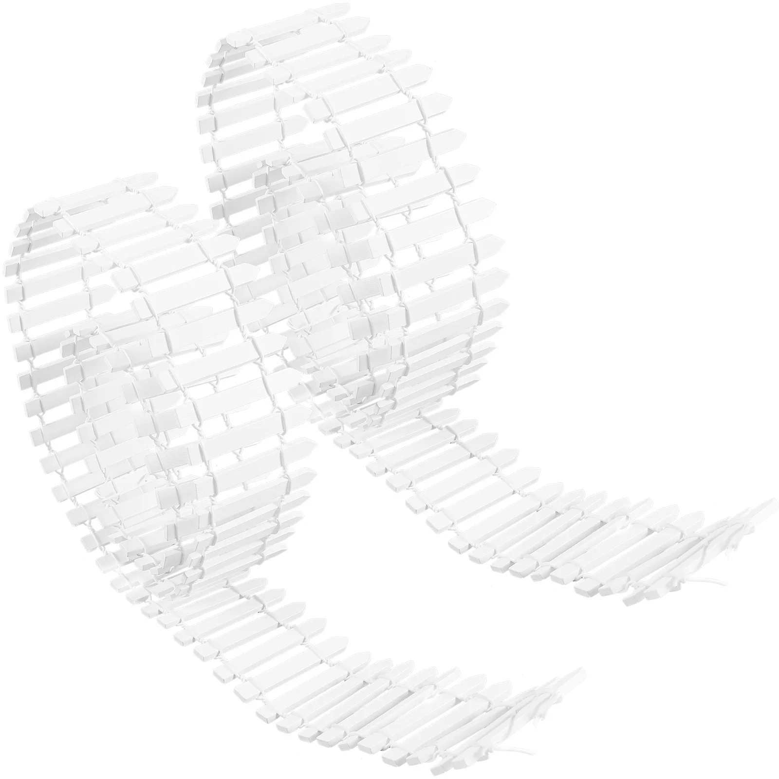 

2Sets Realistic Mini Wooden Fence 5Cm Flexible Picket for Micro Landscape DIY Garden Bonsai Terrarium Shadow Box Christmas Decor