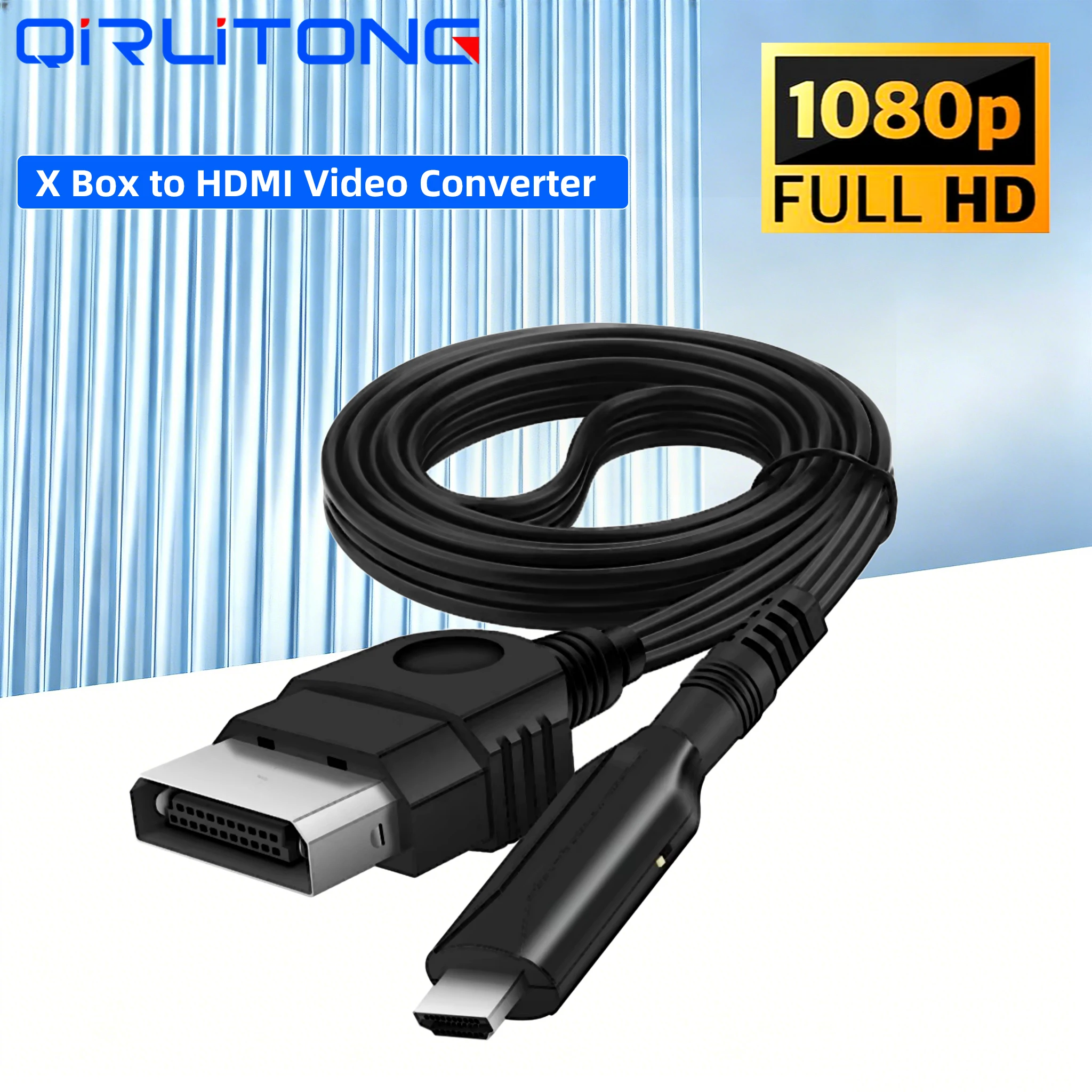 Original Xbox Game to HDMI Video Audio Converter Adapter 1080P Xbox to HDMI-compatible Cable for Original Xbox Game Monitor