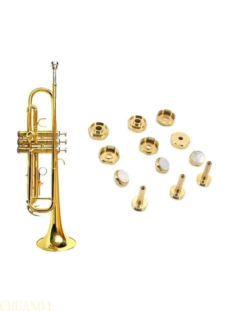 

A1A2 Trumpet Valves Finger Buttons Press Cover Trumpet ValvesCaps Trumpet Button Buckle Musical Instrument Accessories