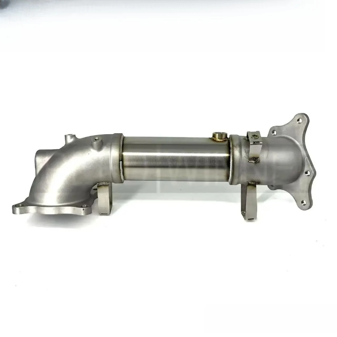 SpeedWinner Casting Decat Downpipe 304 Stainless Steel Exhaust Pipes for Honda Civic Type R FL5/FK8