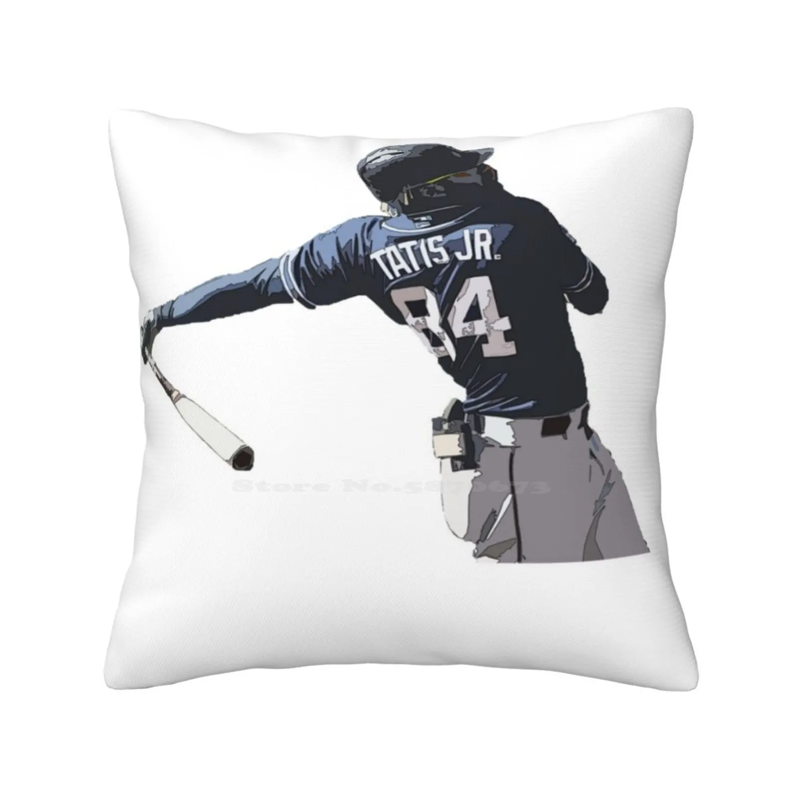 Fernando Tatis Jr Throw Cushion Pillow Cover Fernando Tatis Jr Padres Fernando Tatis Jr San Diego Baseball Home Run Swing