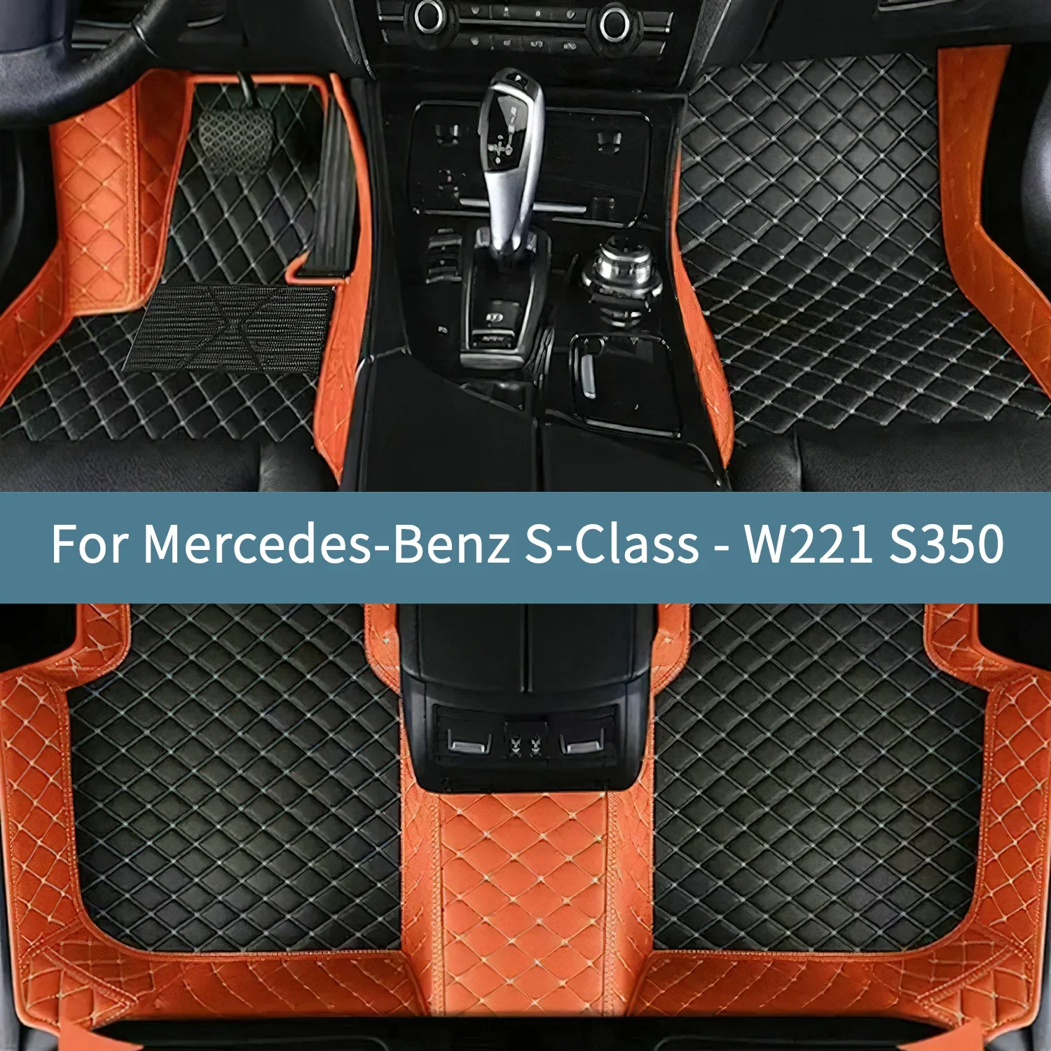 

Автомобильные коврики для Mercedes-Benz S-Class - W221 S350 2006-2011, кожаные коврики для автомобилей, аксессуары для интерьера